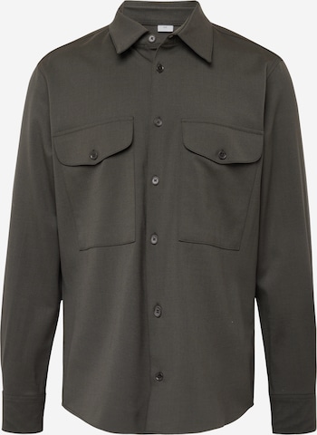 Studio Seidensticker Regular fit Button Up Shirt 'Studio' in Green: front