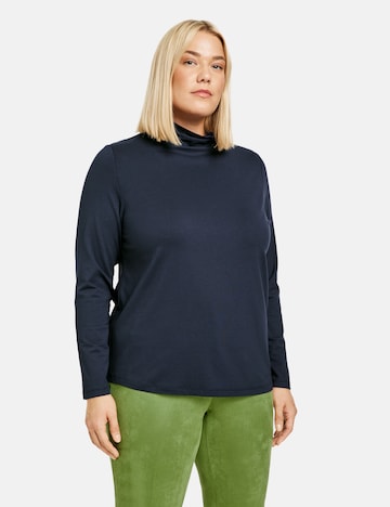 SAMOON Shirt in Blauw: voorkant