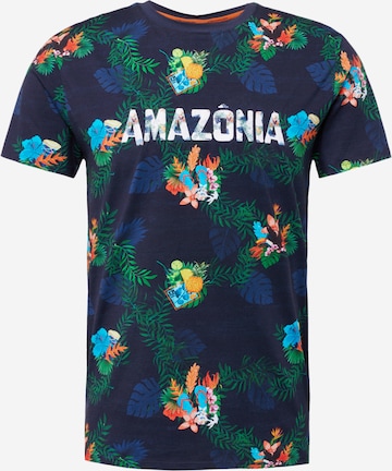 A Fish named Fred - Camisa em azul: frente