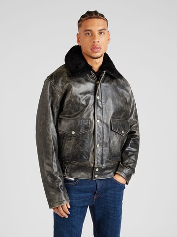 DIESEL Between-season jacket 'MUDS' in Black: front