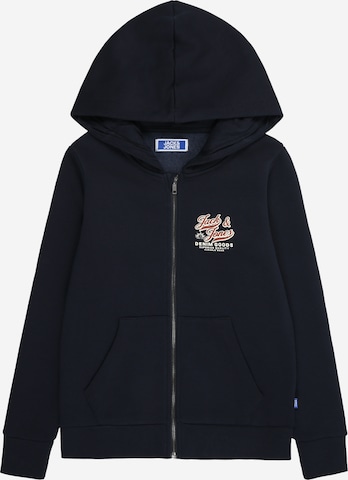 Jack & Jones Junior Sweatvest in Blauw: voorkant