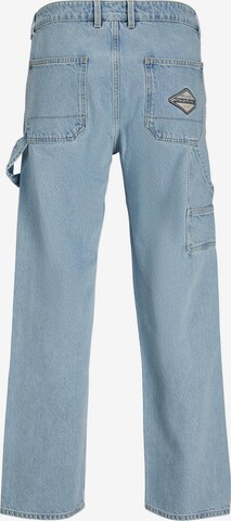 JACK & JONES - Loosefit Calças de ganga cargo 'Eddie' em azul