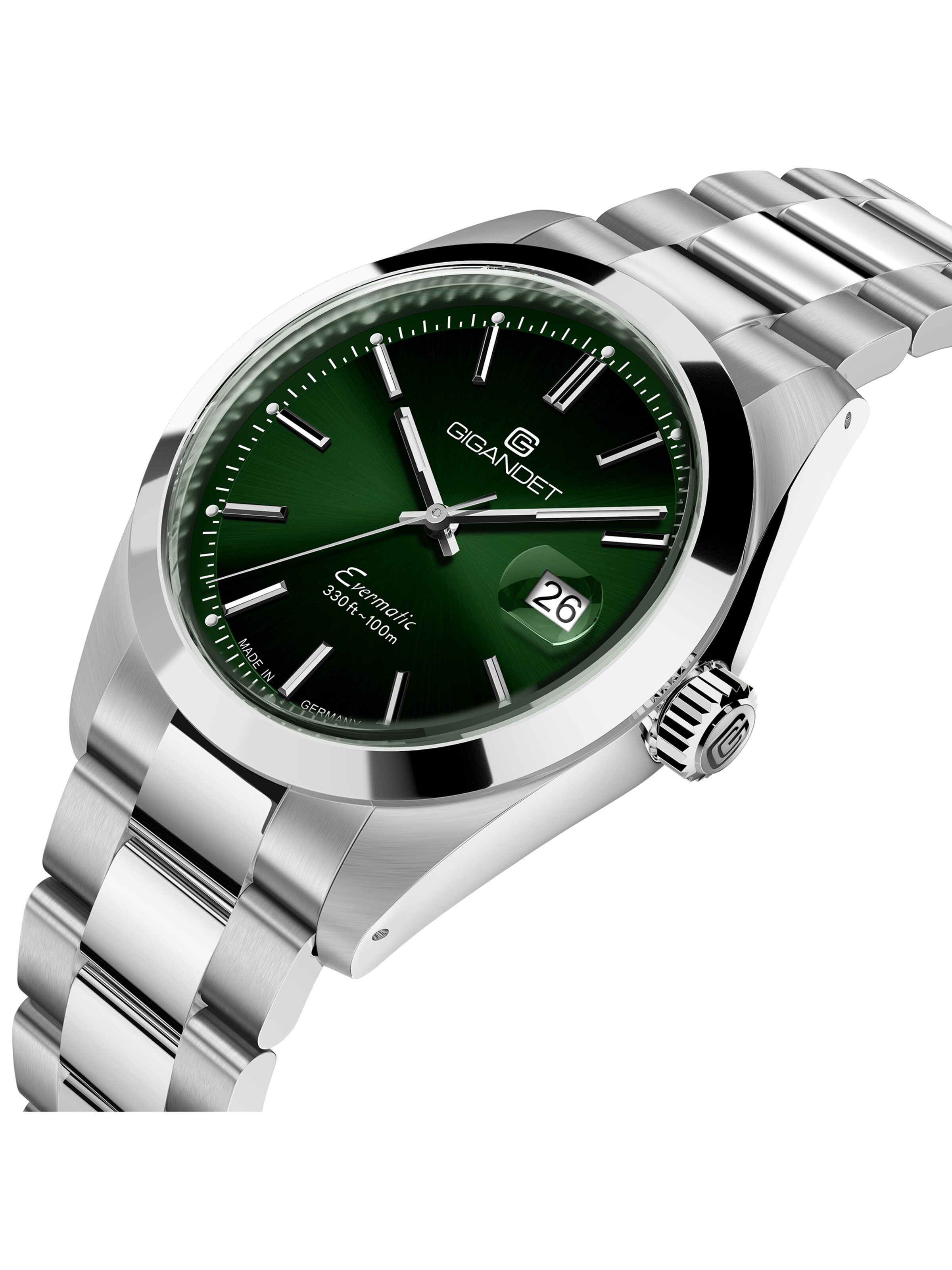 Gigandet Analog Watch 'EVERMATIC' in Green