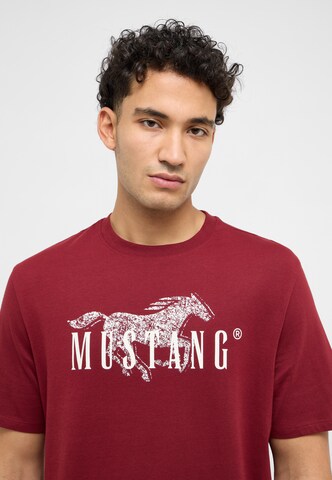 MUSTANG Shirt 'Style Austin' in Rot