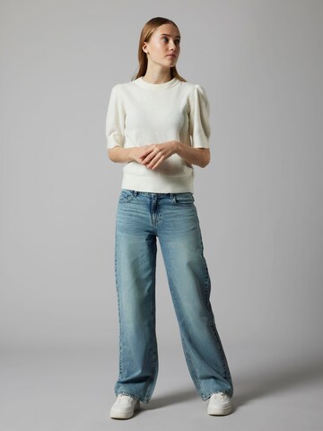 LMTD Wide Leg Jeans in Blau