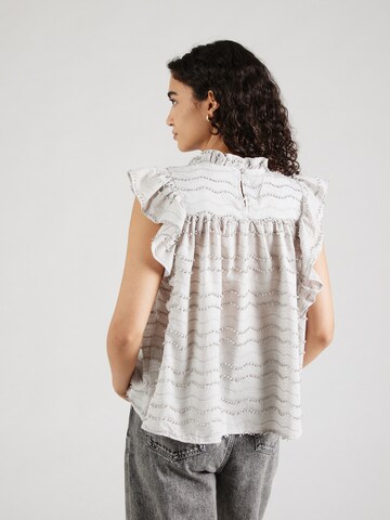 co'couture Blouse 'Waveding' in Grey