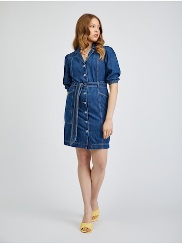 Orsay Shirt Dress in Blue