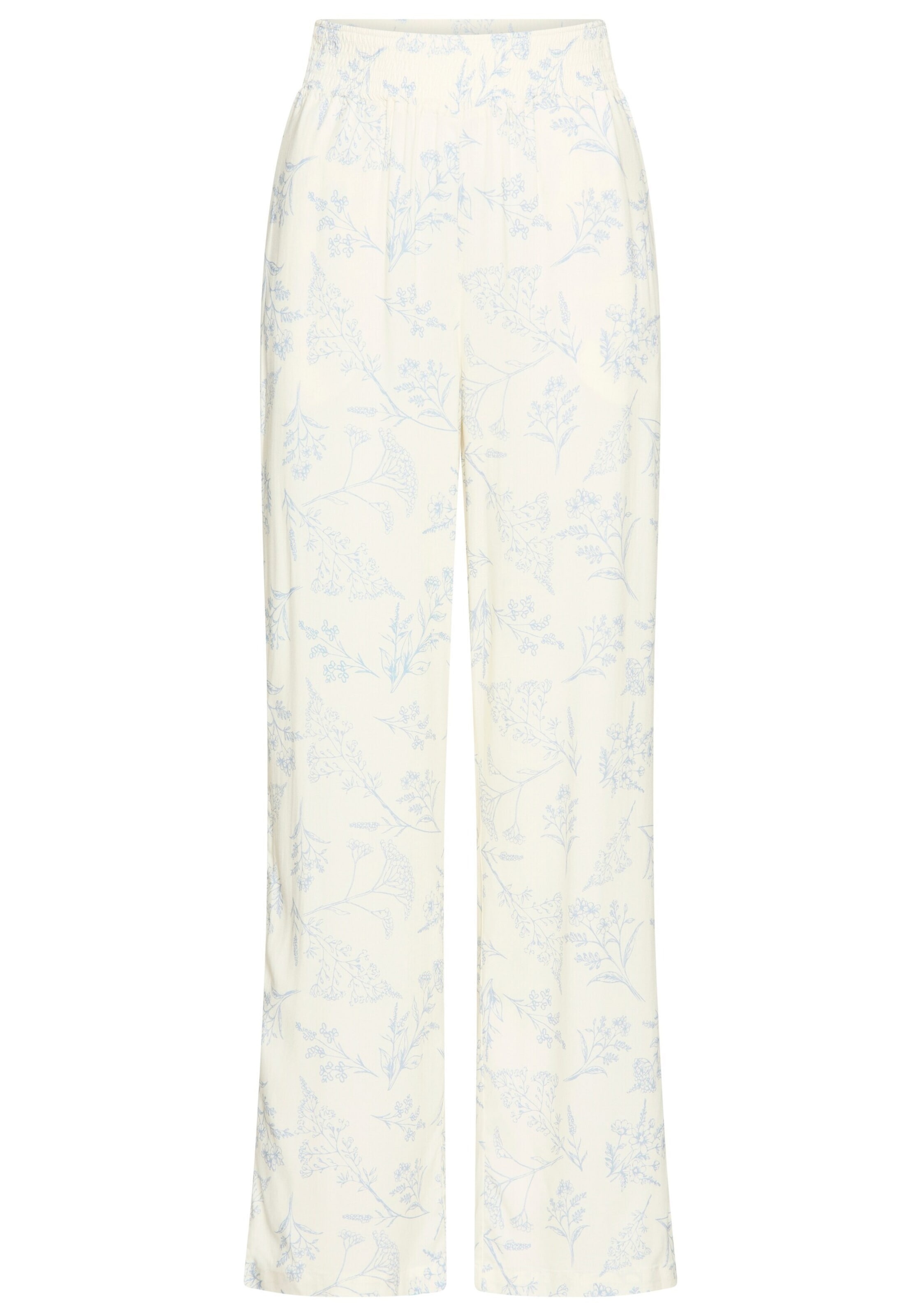 LASCANA Pyjamahose in Weiß: Vorderseite
