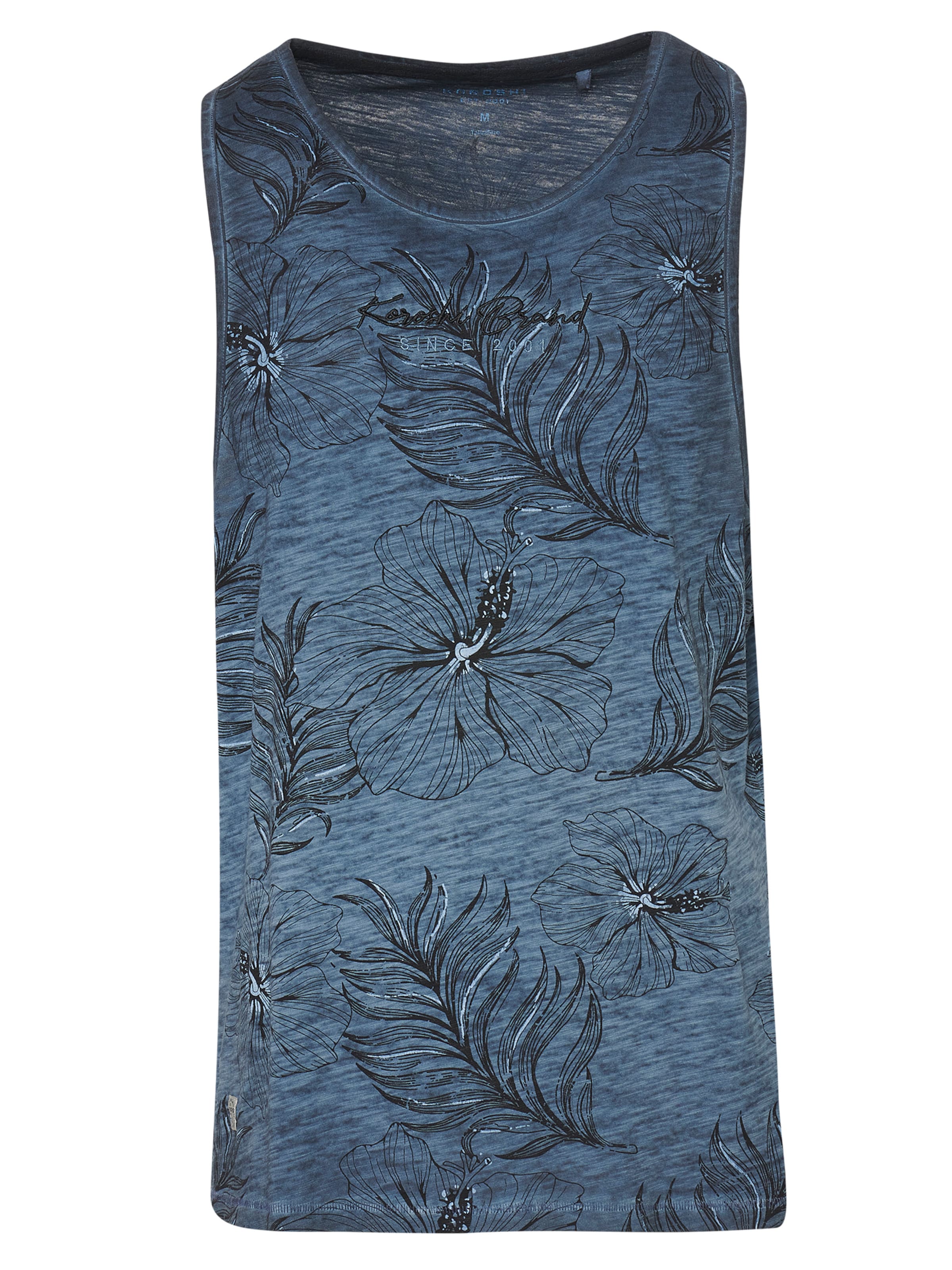 KOROSHI Shirt in Blau: Vorderseite