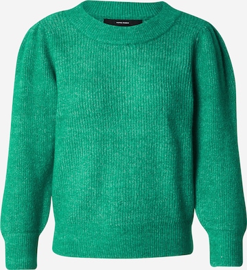 VERO MODA Свитер 'VMVIGGA' в Зеленый: спереди