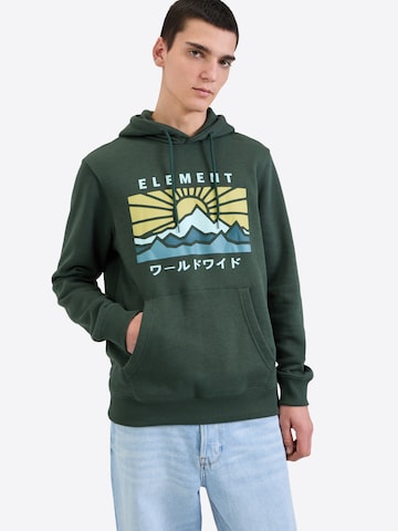 ELEMENT Sweatshirt 'KYOTO' in Green: front