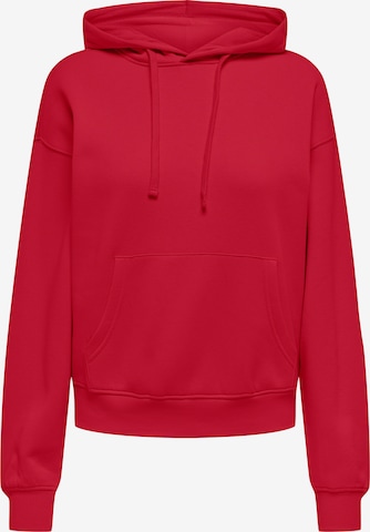 Sweat-shirt 'ONLBEST' ONLY en rouge : devant
