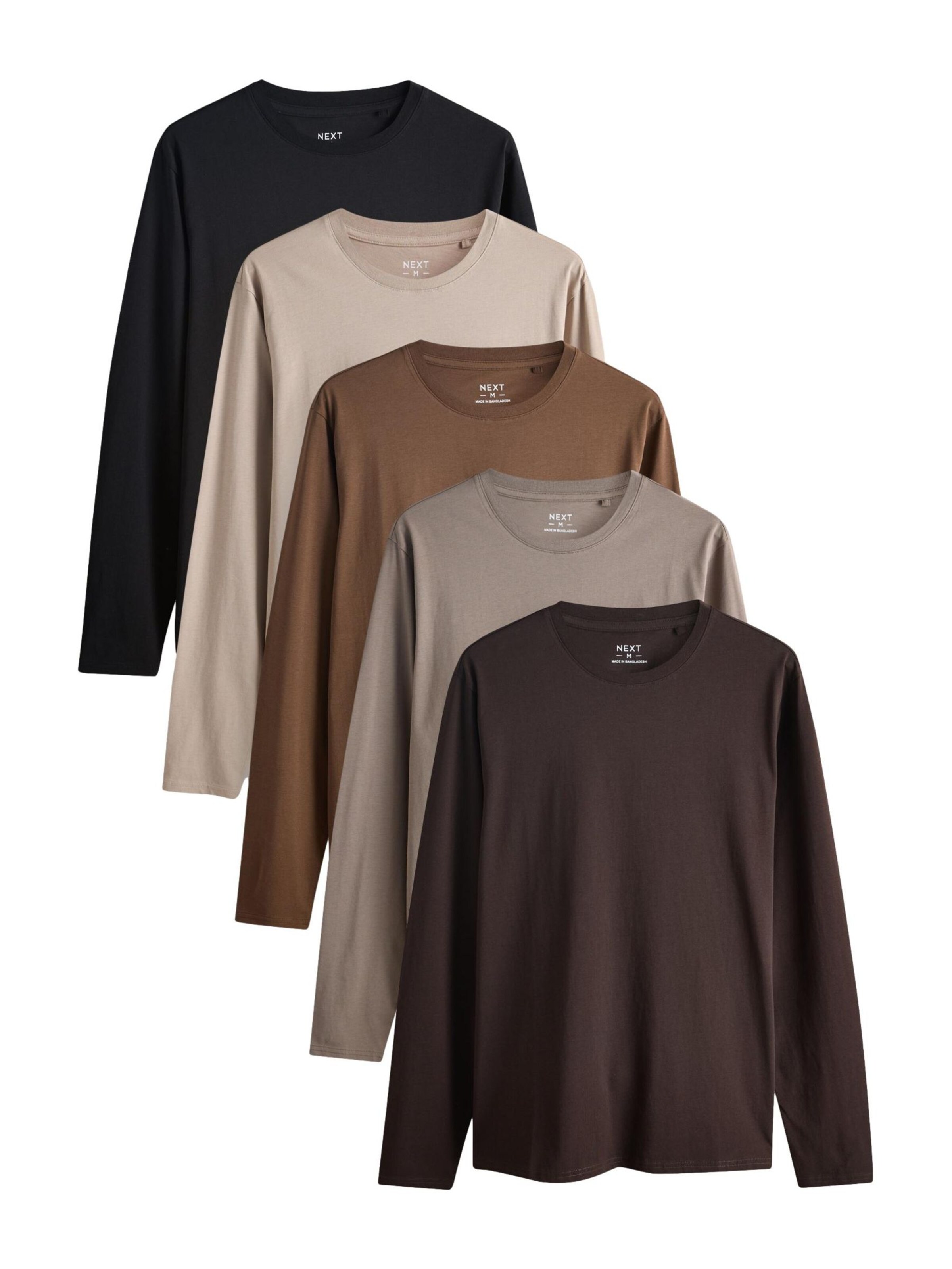 Next Shirt in XS in Cream / Cognac / Light brown / Dark brown / Black, Item view