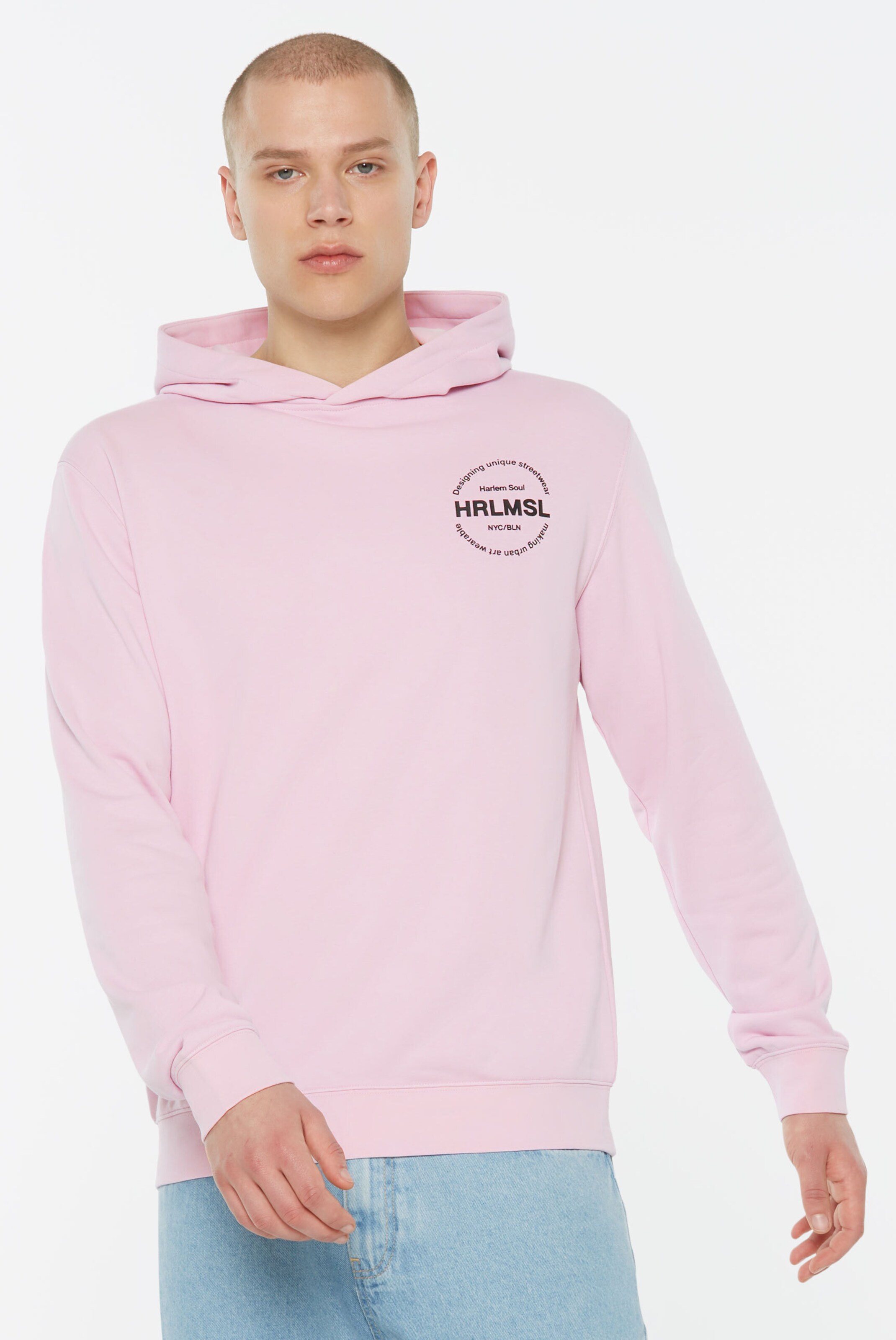Harlem Soul Sweatshirt in Pink: front