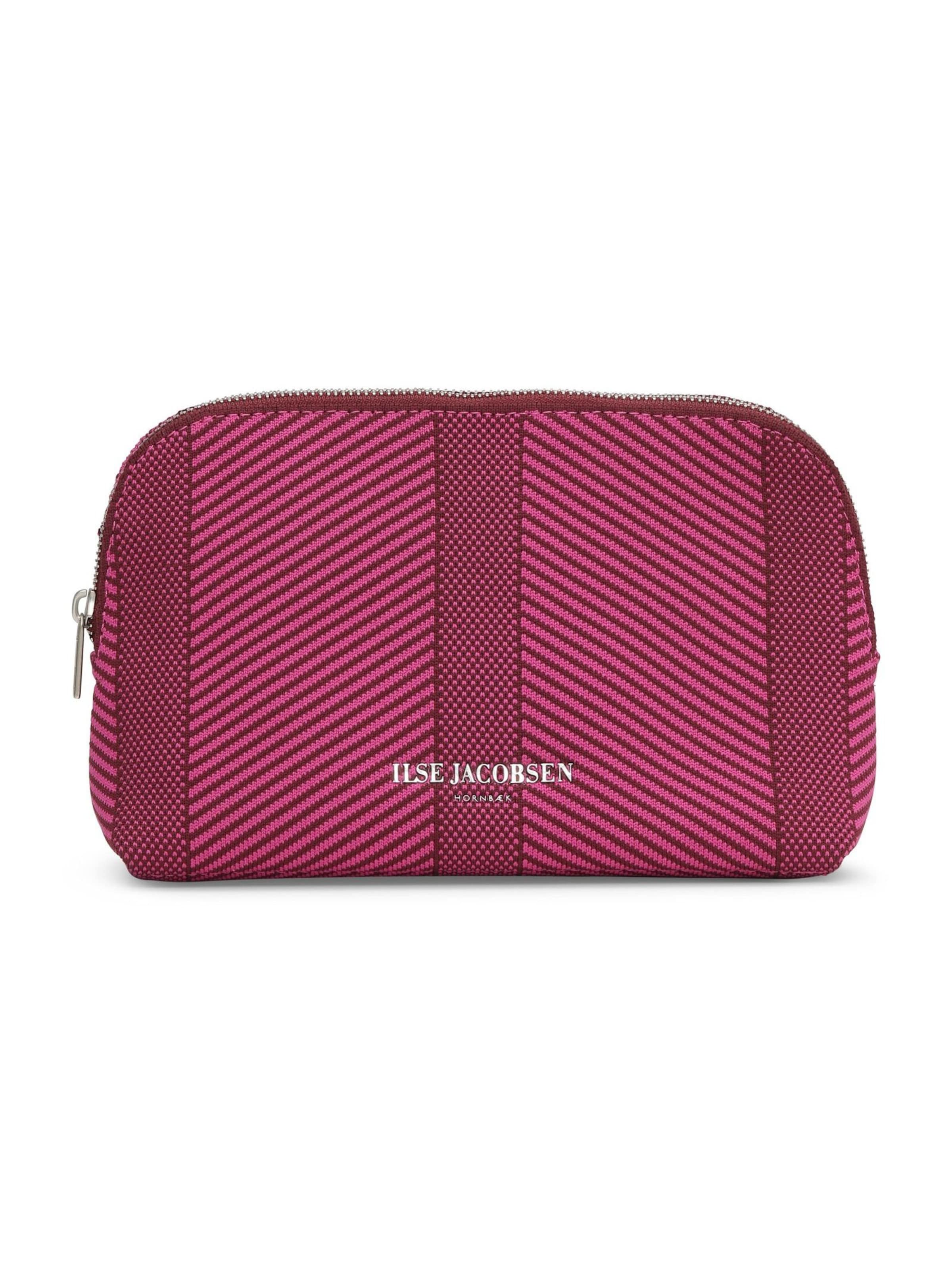 ILSE JACOBSEN Kosmetiktaske 'Knitty02' i pink: forside