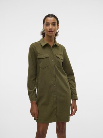 VERO MODA Kleid 'Vilja' in Grün: Vorderseite
