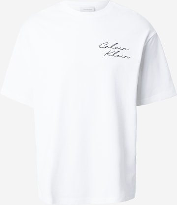 Calvin Klein Jeans Majica '16S APRIL' | bela barva: sprednja stran