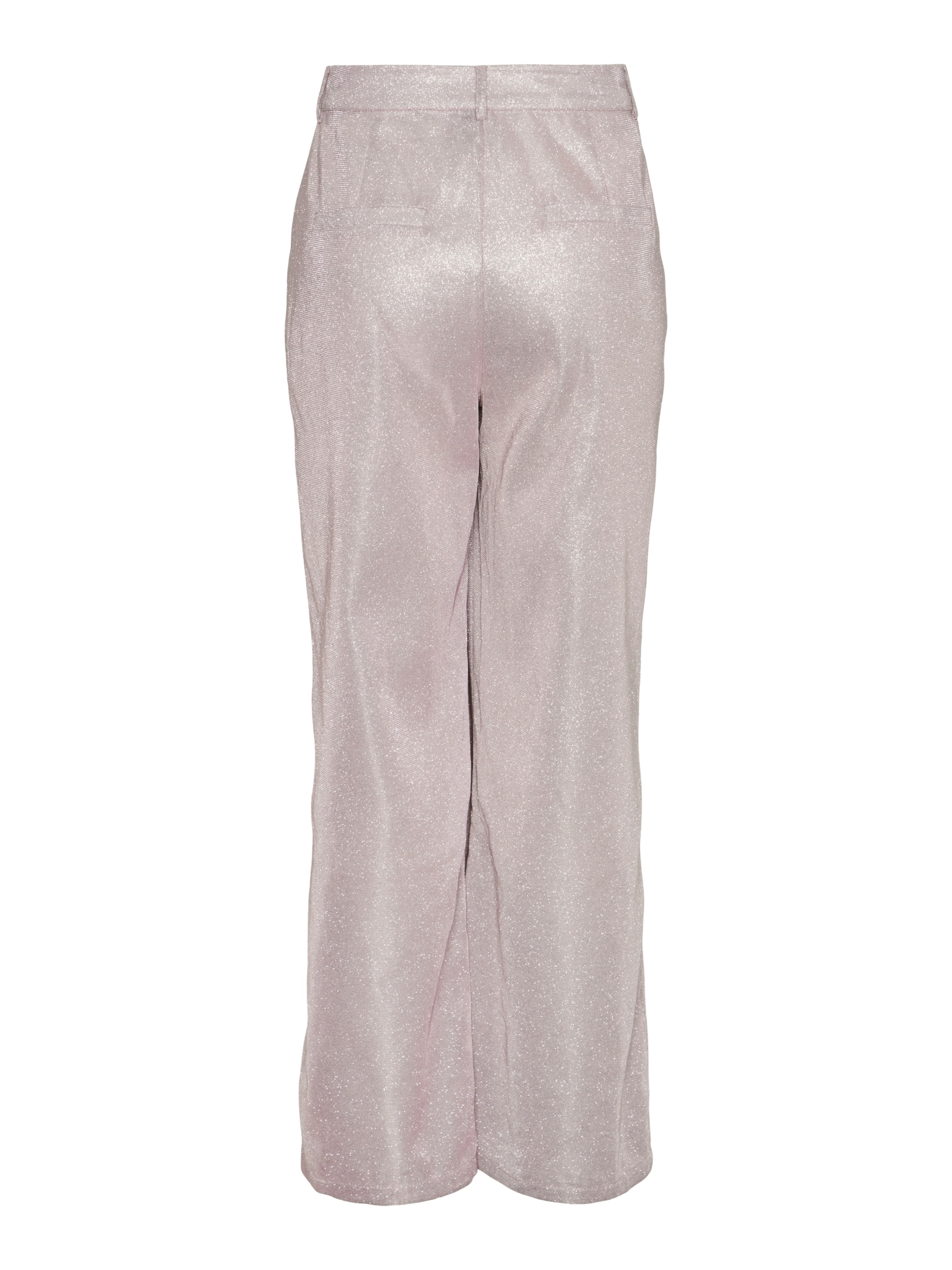PIECES Wide leg Trousers 'GLITTY' in Purple