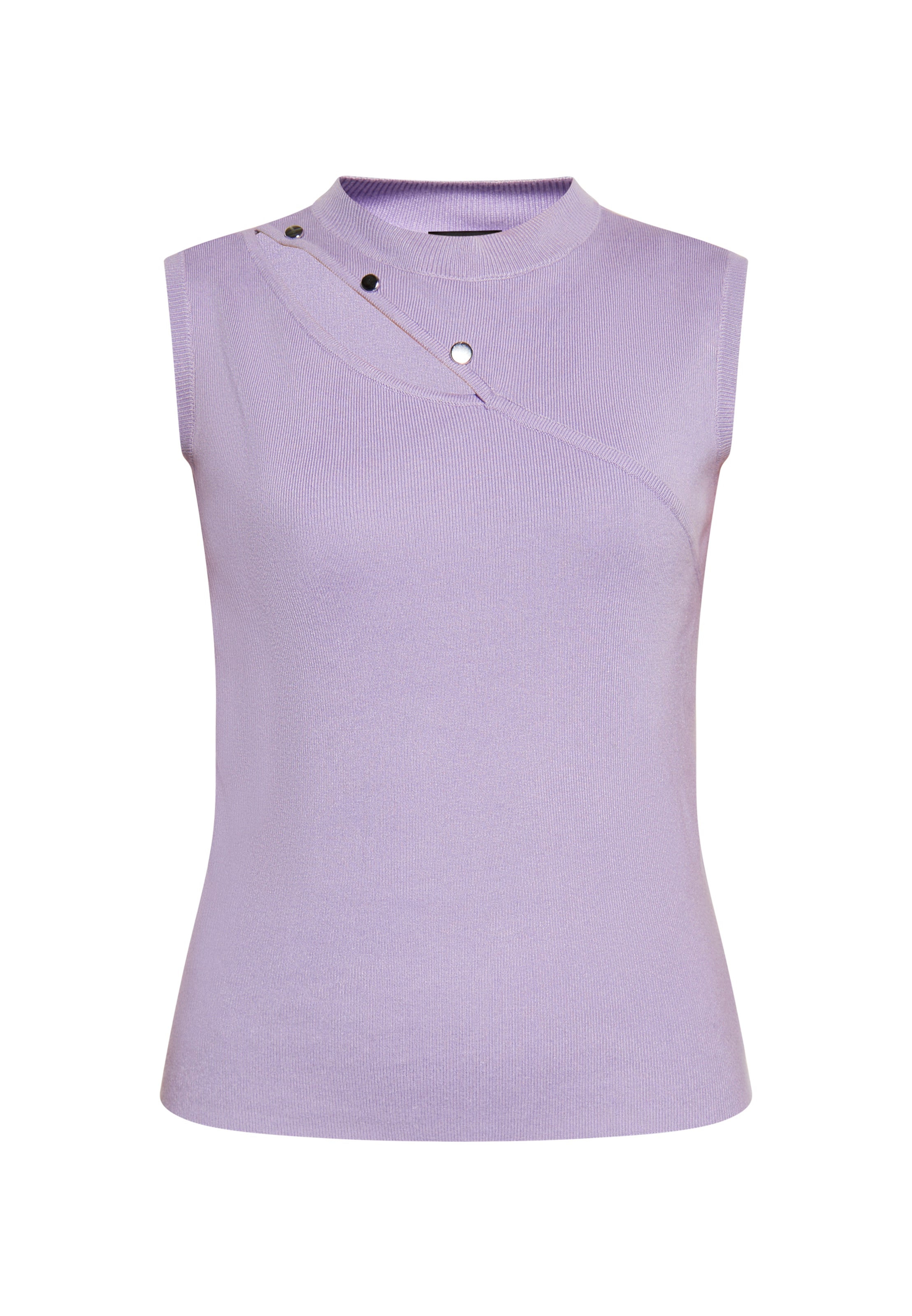 NAEMI Gebreide top in Lila: voorkant