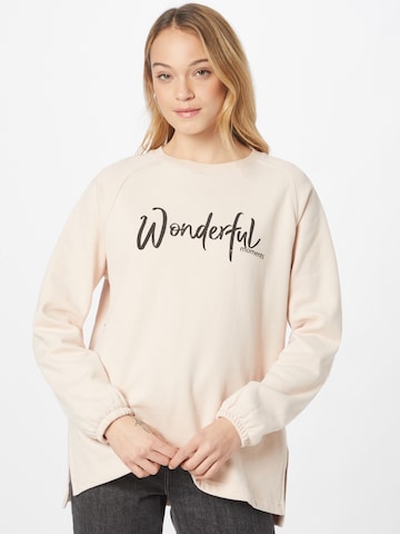 ONE MORE STORY Sweatshirt in Pink: front