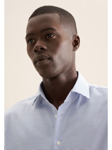 SEIDENSTICKER Slim Fit Hemd in Blau