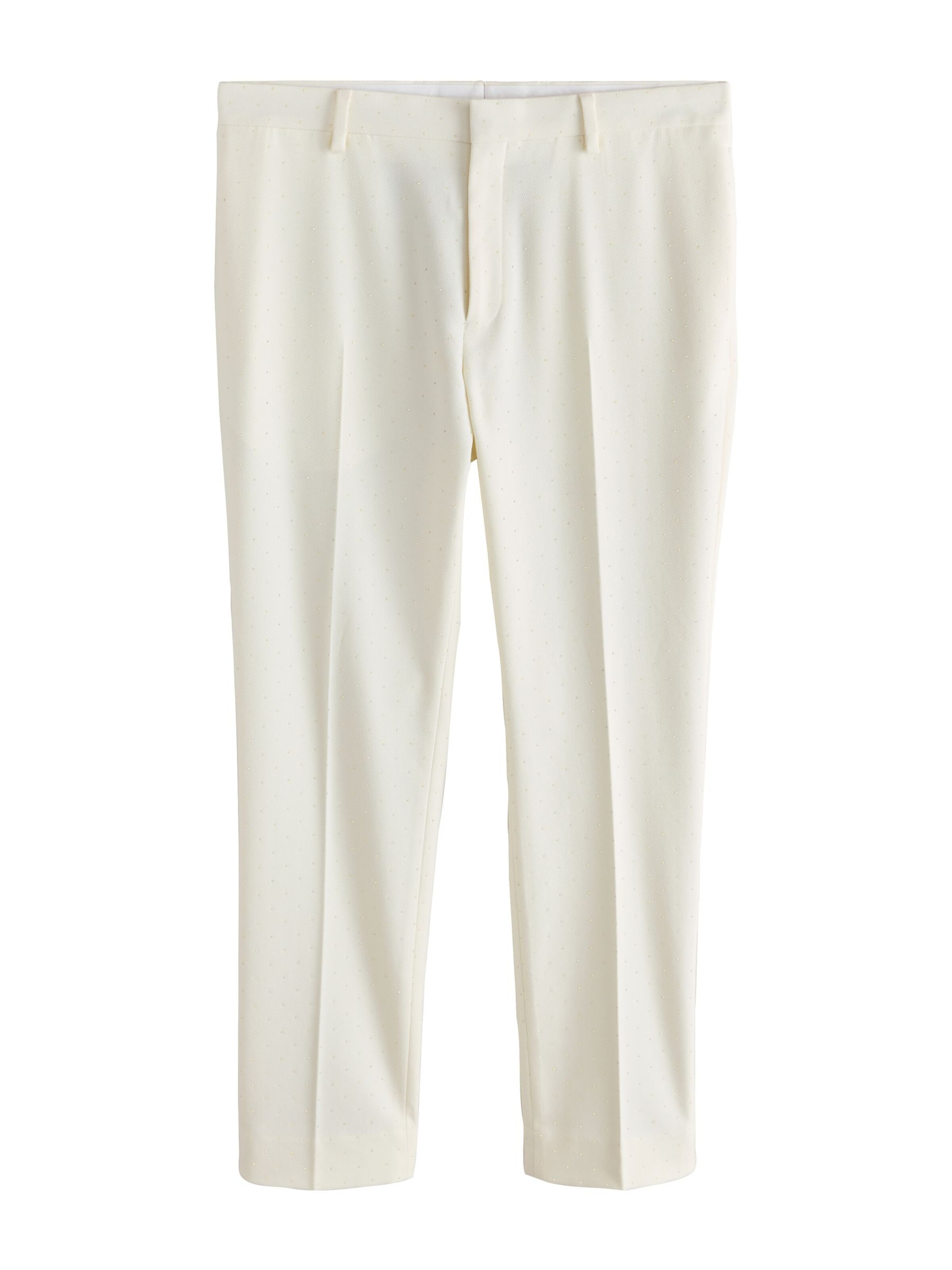 Pantaloni con piega frontale in 40-42/short Next di colore écru, Visualizzazione prodotti