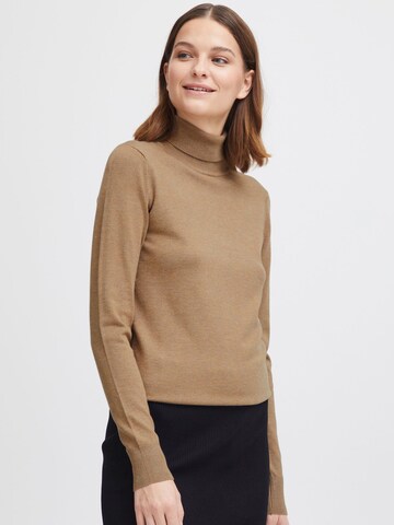 Pull-over 'Morla' b.young en marron