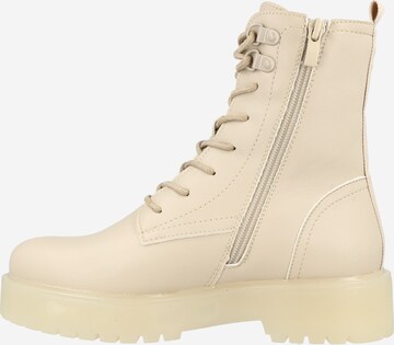 Hailys Lace-Up Ankle Boots 'Stella' in Beige