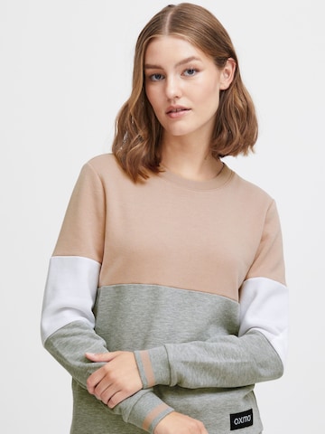 Oxmo Sweatshirt 'Omaya' in Grau: Vorderseite
