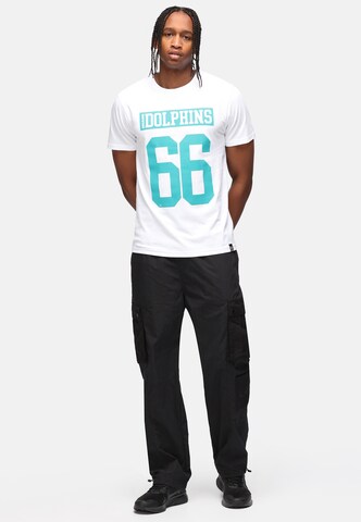 Recovered Shirt 'NFL Dolphins 82 Core' in Wit