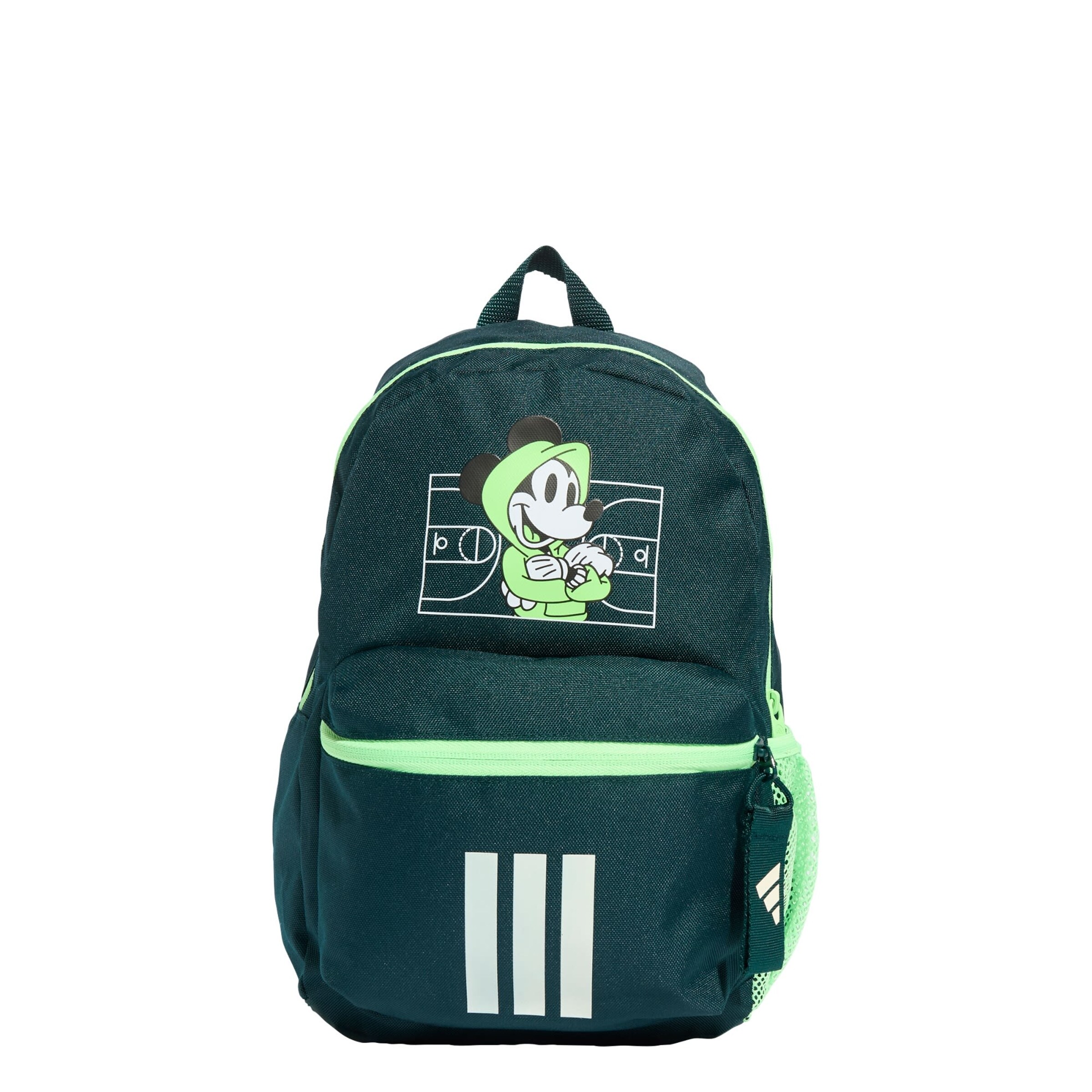 ADIDAS SPORTSWEAR - Mochila deportiva 'Disney Mickey Mouse' en verde: frente
