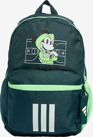 ADIDAS SPORTSWEAR Sports backpack 'Disney Mickey Mouse' in Green: front