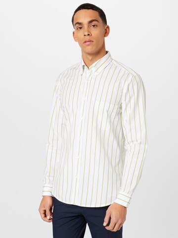 BOSS Orange - Regular Fit Camisa 'Rickert' em branco: frente