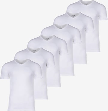 T-Shirt LACOSTE en blanc : devant