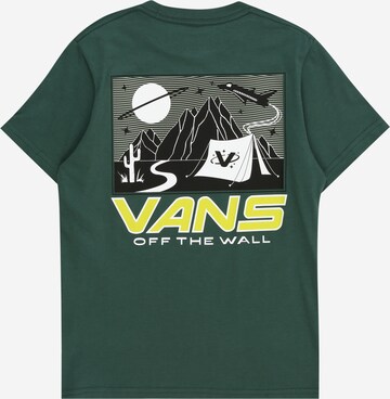 VANS - Camiseta 'SPACE CAMP SS' en verde