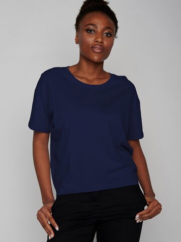 T-shirt GREENBOMB en bleu : devant