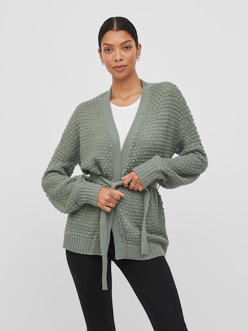 Cardigan 'Liomy' VILA en vert : devant