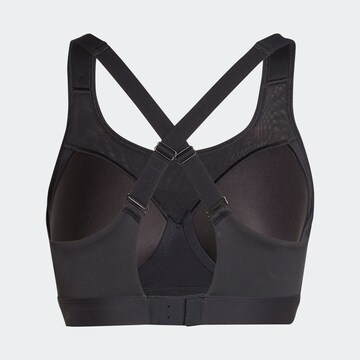 ADIDAS PERFORMANCE Bustier Sport-BH 'Tlrdreact' in Schwarz