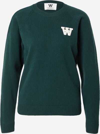 WOOD WOOD Sweater 'Asta' in Dark green / White, Item view