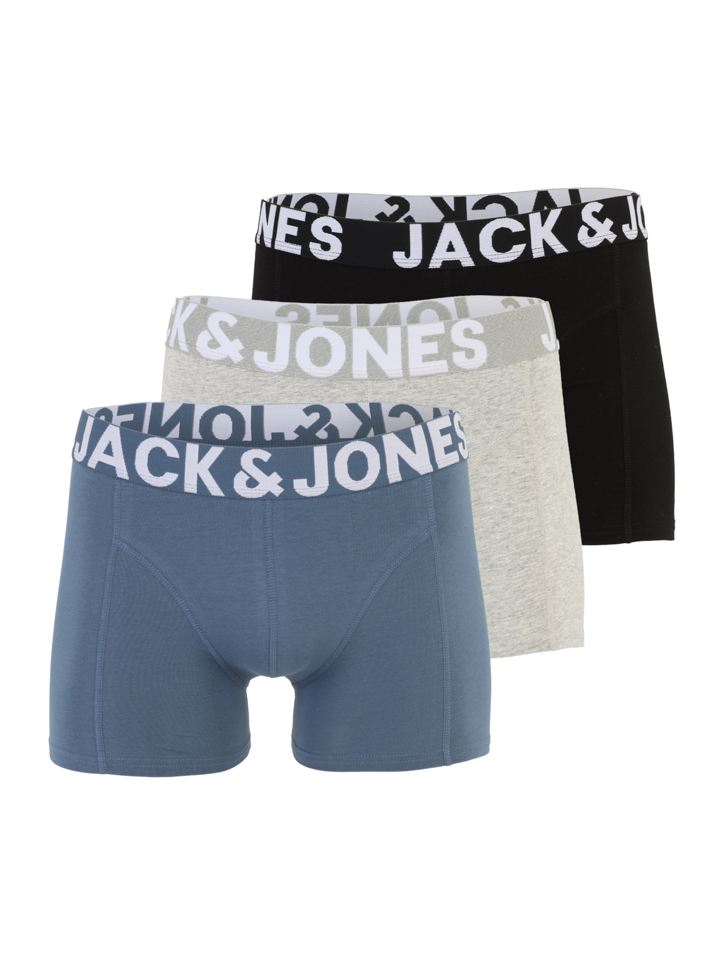 JACK & JONES Boxeralsók - kék: elől