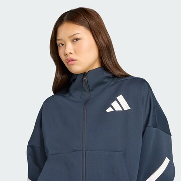 ADIDAS SPORTSWEAR Sports sweat jacket 'Z.N.E.' in Blue