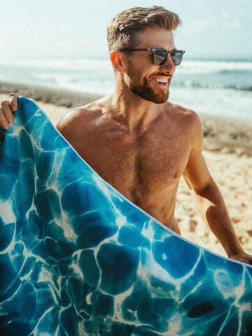woodsandwaves Beach Towel 'Beautiful Blue' in Blue