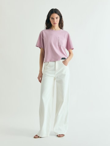 Tricou ' ' de la Scalpers pe mov: față