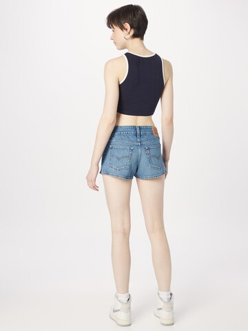 LEVI'S ® Loosefit Jeans 'Superlow Short' in Blauw