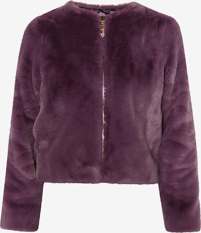 Demisezoninė striukė iš faina, spalva – raudonai violetinė, Prekių apžvalga