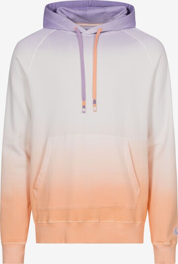 COLOURS & SONS Kapuzensweatshirt Dawn in flieder / pfirsich / weiß, Produktansicht
