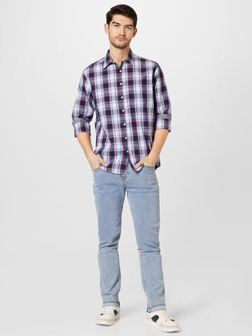 Coupe regular Chemise Jack's en bleu