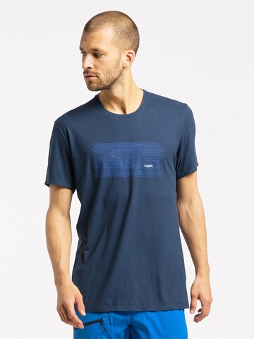 Haglöfs Performance Shirt in Blue: front