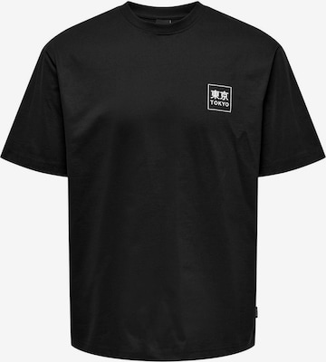 Only & Sons Shirt 'KACE' in Black: front
