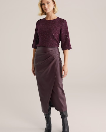 WE Fashion Sweater in Purple